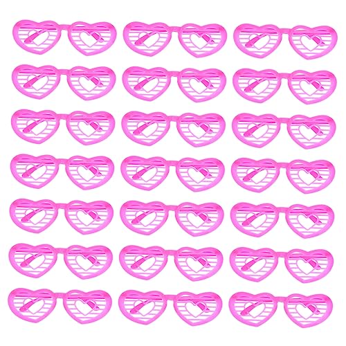 IMIKEYA 50 Stück Pfirsichherzgläser Partybrille für herzförmige brille Partybrille Kinderbrille Plastik Zufällige Farbe IMIKEYA 50 Stück Pfirsichherzgläser Partybrille für herzförmige brille Partybrille Kinderbrille Plastik Zufällige Farbe von IMIKEYA
