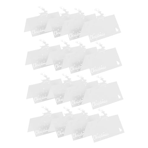 IMIKEYA 50 Stück Tischkarten Weihnachtstischkarten Namenstischkarten Tischkarten Für Tisch Teeparty Für Tisch Abendessen IMIKEYA 50 Stück Tischkarten Weihnachtstischkarten Namenstischkarten Tischkarten Für Tisch Teeparty Für Tisch Abendessen von IMIKEYA