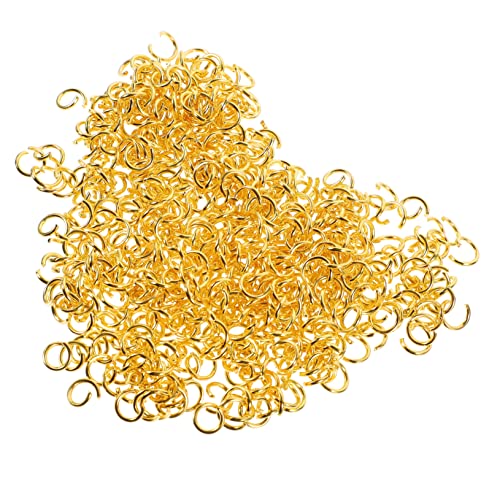 IMIKEYA 500 Stück Sprungringe für Schmuckherstellung Robust und Fein Verarbeitet für DIY Halsketten Armbänder und Bastelarbeiten Vielseitig Einsetzbar und Langlebig von IMIKEYA