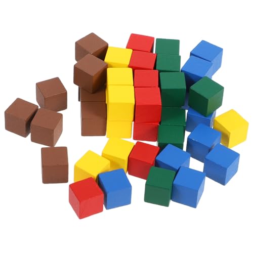 IMIKEYA 50stücke Holz Schachfiguren Bunte Kleine Schachstücke Für Brettspiele Quadratische Holzfiguren Für Flugschach Und Spielzubehör IMIKEYA 50stücke Holz Schachfiguren Bunte Kleine Schachstücke Für Brettspiele Quadratische Holzfiguren Für Flugschach Und Spielzubehör von IMIKEYA