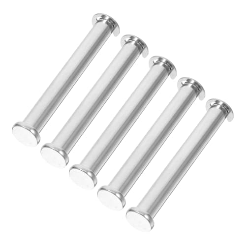 IMIKEYA 5Stücke Palettenregal Sicherheitsstifte Flachkopf Nutstifte mit Sicherungsringen Abwurfstifte für Stabile Regalbefestigung Einfache IMIKEYA 5Stücke Palettenregal Sicherheitsstifte Flachkopf Nutstifte mit Sicherungsringen Abwurfstifte für Stabile Regalbefestigung Einfache von IMIKEYA