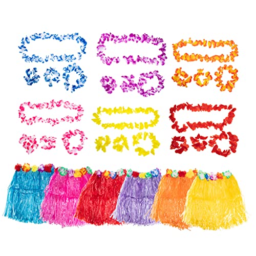 IMIKEYA Hawaiianische Grasröcke 6er-Pack Für Strand Pool Hochzeit Absolventen Tropische Partykostüme IMIKEYA Hawaiianische Grasröcke 6er-Pack Für Strand Pool Hochzeit Absolventen Tropische Partykostüme von IMIKEYA