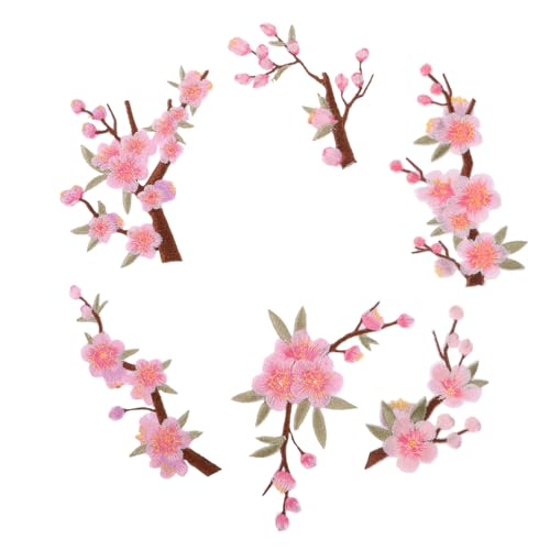 IMIKEYA 6 Stück Bestickte Pflaumenblüten Bügelapplikationen Rosa Blumen Stoffpatches zum Aufnähen und Reparieren von Kleidung Taschen Hüten Jeans Vielseitig für DIY Projekte IMIKEYA 6 Stück Bestickte Pflaumenblüten Bügelapplikationen Rosa Blumen Stoffpatches zum Aufnähen und Reparieren von Kleidung Taschen Hüten Jeans Vielseitig für DIY Projekte von IMIKEYA
