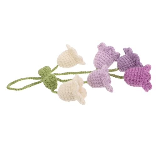IMIKEYA 6 Stück Häkelblumen Autoanhänger Teiliges Handgefertigtes Ornament für Rückspiegel Dekorative Knüpfblumen Lila Perfektes für Leicht und Tragbar IMIKEYA 6 Stück Häkelblumen Autoanhänger Teiliges Handgefertigtes Ornament für Rückspiegel Dekorative Knüpfblumen Lila Perfektes für Leicht und Tragbar von IMIKEYA