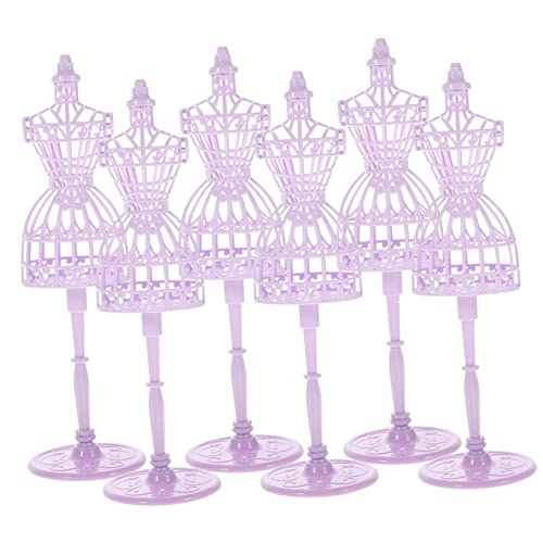 IMIKEYA 6 Stück Miniatur Puppenständer Kleiderpuppe für Puppen Puppenhaus Mannequin Modell Zubehör für Puppenkleider Spielzeug zur Präsentation von IMIKEYA