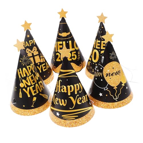 IMIKEYA 6 Stück Neujahrshüte Partyhüte aus Papier für Neujahrsfeiern Geburtstagsfeiern und Festliche Anlässe Sichere und Leichte Kopfbedeckung IMIKEYA 6 Stück Neujahrshüte Partyhüte aus Papier für Neujahrsfeiern Geburtstagsfeiern und Festliche Anlässe Sichere und Leichte Kopfbedeckung von IMIKEYA