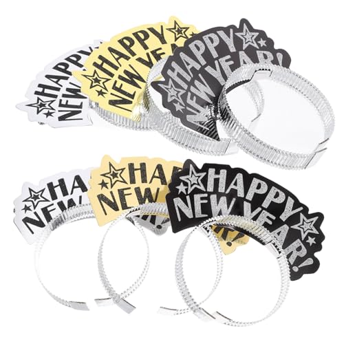 IMIKEYA 6 Stück Neujahrsparty-stirnband Frohes Neues Jahr Kopfbedeckungen Silvester-party-accessoires Frohes Neues Jahr Dekoration Partyhüte Für Das Neue Jahr Frohes Neues Jahr Hüte Papier IMIKEYA 6 Stück Neujahrsparty-stirnband Frohes Neues Jahr Kopfbedeckungen Silvester-party-accessoires Frohes Neues Jahr Dekoration Partyhüte Für Das Neue Jahr Frohes Neues Jahr Hüte Papier von IMIKEYA