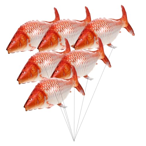 IMIKEYA 6 Stücke Fisch Cartoon Luftballons Angeln Party Dekorationen Aluminium Folie Luftballons Für Geburtstag Party Valentinstag Hochzeit Feiern IMIKEYA 6 Stücke Fisch Cartoon Luftballons Angeln Party Dekorationen Aluminium Folie Luftballons Für Geburtstag Party Valentinstag Hochzeit Feiern von IMIKEYA