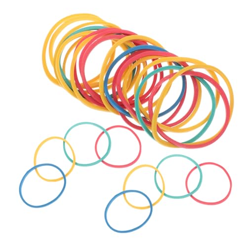 IMIKEYA 60 Stück Bunte Gummibänder Groß Klein Bands Farbig Geoboard-gummibänder Gummibänder Für Frauen Gummibänder Für Geoboards Gummibänder Für Haarfrauen Radiergummi von IMIKEYA