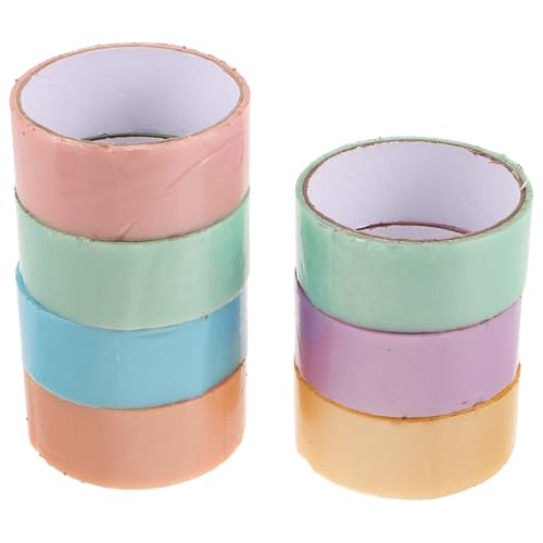 IMIKEYA 7 Rollen farbiges Klebeband: Strapazierfähiges Regenbogenband, wasserfeste Klebeaufkleber für Verpackungs- und Reparaturprojekte von Kindern, Heimwerker-Bastelarbeiten, Kunstbedarf für den IMIKEYA 7 Rollen farbiges Klebeband: Strapazierfähiges Regenbogenband, wasserfeste Klebeaufkleber für Verpackungs- und Reparaturprojekte von Kindern, Heimwerker-Bastelarbeiten, Kunstbedarf für den von IMIKEYA