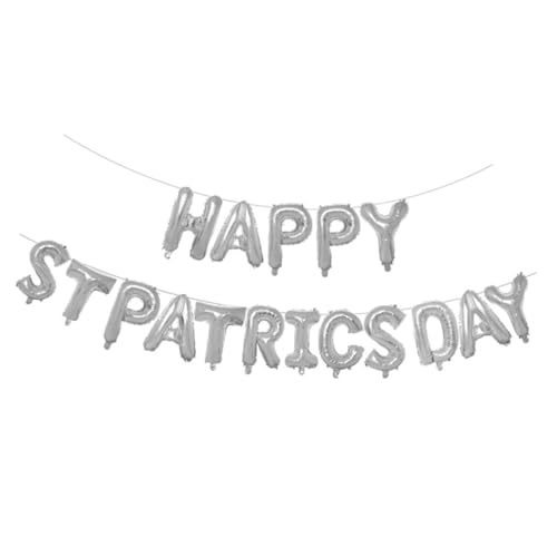 IMIKEYA 70 Stück 1 Satz Ballons seidenband bandfeile silberne luftballons Aluminum foil balloons st patricks day decorations partygeschenke Deko-Ballon Zubehör für Partydekoration von IMIKEYA