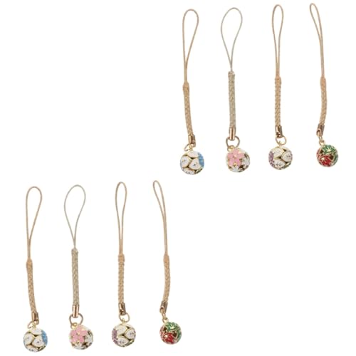 IMIKEYA 8 STK Japanische Blumenglocke Schlüsselanhänger bescherung Weihnachten schlüsselkette weihnchtsdeko Handy-Dekorationen Glocke Telefon Charme Jingle-Bell-Spielzeug Hängendes Zubehör IMIKEYA 8 STK Japanische Blumenglocke Schlüsselanhänger bescherung Weihnachten schlüsselkette weihnchtsdeko Handy-Dekorationen Glocke Telefon Charme Jingle-Bell-Spielzeug Hängendes Zubehör von IMIKEYA