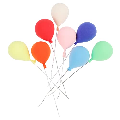 IMIKEYA 8 Stück Luftballons für Puppenhaus Dekoration Realistische Mikro Landschaftsballons Verzierung für Miniaturhäuser und Besondere Anlässe von IMIKEYA