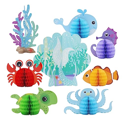 IMIKEYA 8 Stück Waben Themendekorationen Meerestiere Ornamente Meeresthema Ornamente Waben Mittelstücke Geburtstagsdekoration Kindergeburtstags Ornamente Papier IMIKEYA 8 Stück Waben Themendekorationen Meerestiere Ornamente Meeresthema Ornamente Waben Mittelstücke Geburtstagsdekoration Kindergeburtstags Ornamente Papier von IMIKEYA