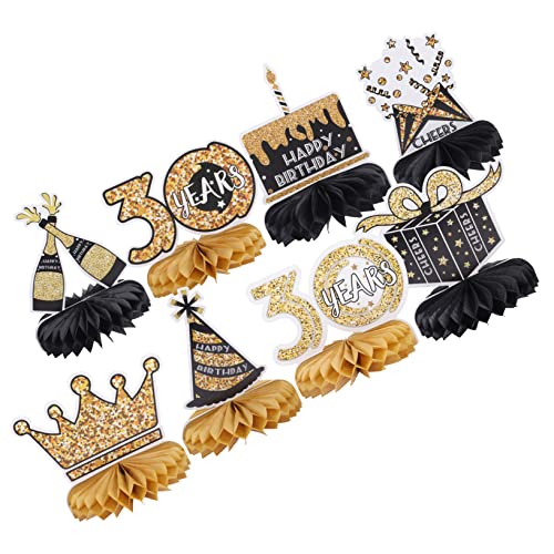 IMIKEYA 8 Stück Wabenkugel-Dekoration Partydekorationen Jungengeburtstagsdekoration Geburtstag Kulisse Jubiläum Tischdekoration zum Geburtstag Geburtstagsfeier Mittelstücke Papier Golden IMIKEYA 8 Stück Wabenkugel-Dekoration Partydekorationen Jungengeburtstagsdekoration Geburtstag Kulisse Jubiläum Tischdekoration zum Geburtstag Geburtstagsfeier Mittelstücke Papier Golden von IMIKEYA