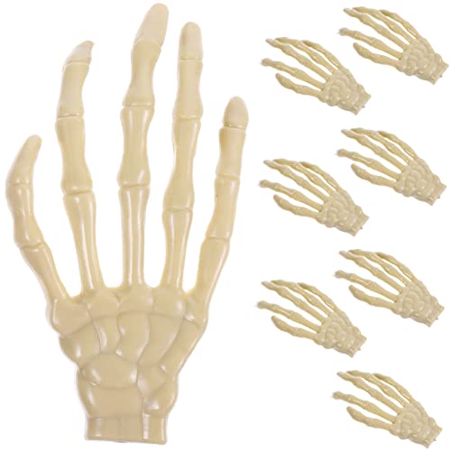 IMIKEYA 8Stücke Teiliges Realistische Skelett Hände Gruselige Dekoration Für Halloween Party Lebensechte Plastik Hände Für Raumgestaltung Für Kostümpartys IMIKEYA 8Stücke Teiliges Realistische Skelett Hände Gruselige Dekoration Für Halloween Party Lebensechte Plastik Hände Für Raumgestaltung Für Kostümpartys von IMIKEYA