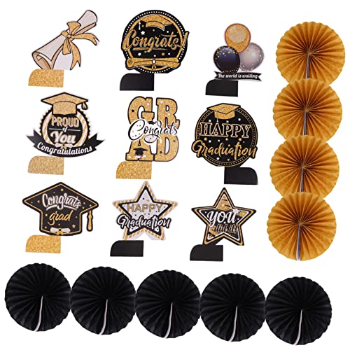 IMIKEYA 9 Stück Abschluss-Waben-Ornament Abschlussball Grad Tischwaben groß abschluss Party partydekoration herzlichen glückwunsch Grad partyzubehör Party-Waben-Mittelstücke Papier Black IMIKEYA 9 Stück Abschluss-Waben-Ornament Abschlussball Grad Tischwaben groß abschluss Party partydekoration herzlichen glückwunsch Grad partyzubehör Party-Waben-Mittelstücke Papier Black von IMIKEYA