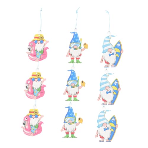 IMIKEYA 9 Stück Teiliges Sommer Holzanhänger Handgefertigte Holzscheiben Deko für Haus Party Geruchsneutral und Sicher für DIY Kinderfest und Stranddeko IMIKEYA 9 Stück Teiliges Sommer Holzanhänger Handgefertigte Holzscheiben Deko für Haus Party Geruchsneutral und Sicher für DIY Kinderfest und Stranddeko von IMIKEYA