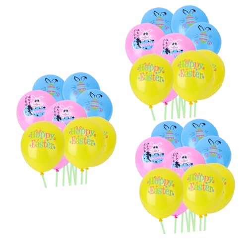 IMIKEYA 90 Stk Ballon Foto-requisiten Hasenornament Hochzeitsdekoration Hasen-dekor Kaninchen-dekor Helium Osterpartyzubehör Geburtstagsfeier Fotoornament Karikatur Lotion Emulsion Bankett von IMIKEYA