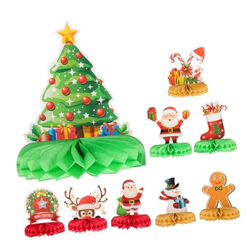 IMIKEYA 9Stücke Teiliges Waben für Weihnachten Festliche und Raumdekoration Einfach Aufzubauen Langlebig für Weihnachtsfeiern Kamin oder Decken IMIKEYA 9Stücke Teiliges Waben für Weihnachten Festliche und Raumdekoration Einfach Aufzubauen Langlebig für Weihnachtsfeiern Kamin oder Decken von IMIKEYA
