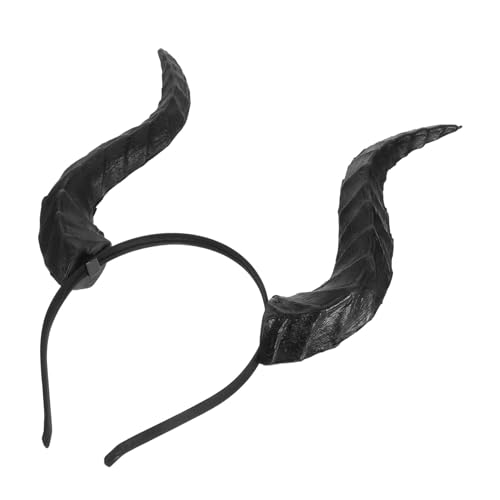 IMIKEYA Abnehmbares Teufelshorn Stirnband mit Elastischem Rinderhorn für Halloween Karneval und Cosplay Verstellbares Damen-accessoire für Festtage und Kostümpartys IMIKEYA Abnehmbares Teufelshorn Stirnband mit Elastischem Rinderhorn für Halloween Karneval und Cosplay Verstellbares Damen-accessoire für Festtage und Kostümpartys von IMIKEYA