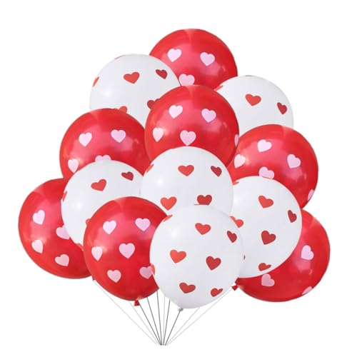 IMIKEYA Bedruckte Love Heart Luftballons Und Dekorative Ballons Für Hochzeit Und Valentinstag Partydekoration Für Besondere Anlässe IMIKEYA Bedruckte Love Heart Luftballons Und Dekorative Ballons Für Hochzeit Und Valentinstag Partydekoration Für Besondere Anlässe von IMIKEYA