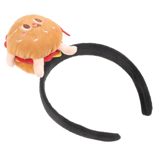 IMIKEYA Cartoon Hamburger Haarband für Mädchen Lustiges Stirnband für Partys und Festivals Langlebiges Haarschmuck Accessoire für Frauen Vielseitig und Leicht Kostümzubehör von IMIKEYA