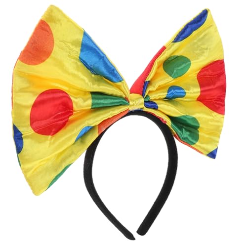 IMIKEYA Clown Dots Haarband mit Schleifenform Einzigartiges Kostümzubehör für Halloween und Karneval Geeignet für Frauen Bequem und Auffällig für Partys und Fotoshootings IMIKEYA Clown Dots Haarband mit Schleifenform Einzigartiges Kostümzubehör für Halloween und Karneval Geeignet für Frauen Bequem und Auffällig für Partys und Fotoshootings von IMIKEYA