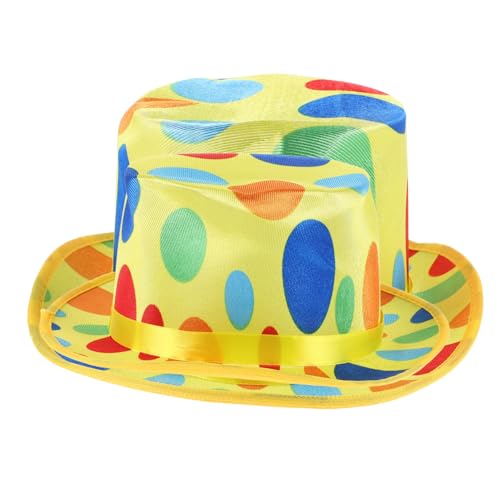 IMIKEYA Clownhut Cosplay Kappe Kostümhut Stroh Neuheit Cartoon Lustige Slash Clown Kopfbedeckung Die Männer Kleiner Zirkus Karnevalshut Halloween Clown Zylinder Dreispitz Hut Strickstoff IMIKEYA Clownhut Cosplay Kappe Kostümhut Stroh Neuheit Cartoon Lustige Slash Clown Kopfbedeckung Die Männer Kleiner Zirkus Karnevalshut Halloween Clown Zylinder Dreispitz Hut Strickstoff von IMIKEYA