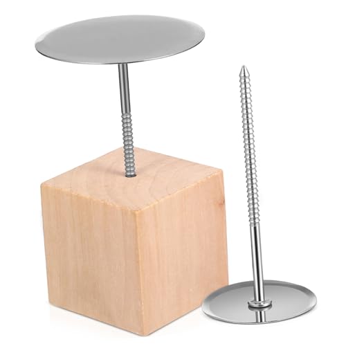 IMIKEYA Edelstahl Torten blumennägel Deko Holzhalter für Kuchen Verzierung DIY Backzubehör für Kreative Tortendekoration Kuchenblumen Zubehör IMIKEYA Edelstahl Torten blumennägel Deko Holzhalter für Kuchen Verzierung DIY Backzubehör für Kreative Tortendekoration Kuchenblumen Zubehör von IMIKEYA