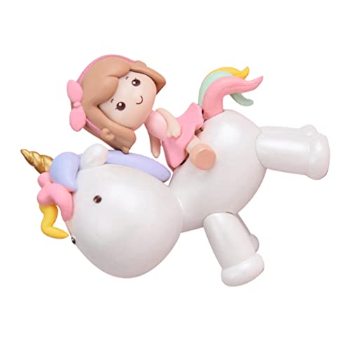IMIKEYA Einhorn Ornamente Entzückendes Kleines Mädchen Kuchen Ornament Geburtstagskuchen Dekorationen Mädchen Accessoires Schreibtisch Ornament Heimszene Layout Schmuck von IMIKEYA