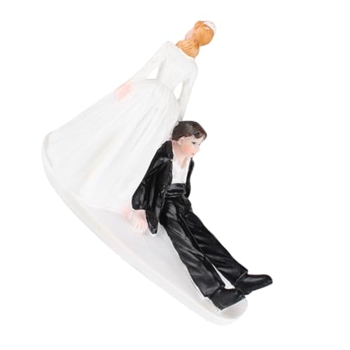 IMIKEYA Einzigartiger Hochzeitstortenaufsatz, Hochzeits-cupcake-dekoration, Lustige Paar-statue, Hochzeitstortenaufsatz, Lustige Kleine Braut- Und Bräutigam-kuchenaufsatz, IMIKEYA Einzigartiger Hochzeitstortenaufsatz, Hochzeits-cupcake-dekoration, Lustige Paar-statue, Hochzeitstortenaufsatz, Lustige Kleine Braut- Und Bräutigam-kuchenaufsatz, von IMIKEYA