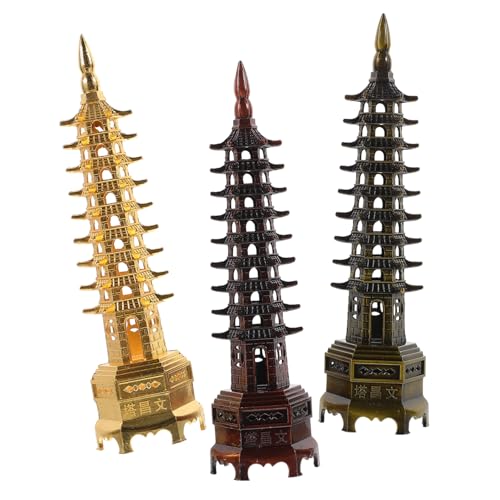 IMIKEYA Elegante Wenchang-Turm-Ornamente – 3-teiliges Requisit Perfekt Als Dekoration Für Schlafzimmer Und Wohnzimmer IMIKEYA Elegante Wenchang-Turm-Ornamente – 3-teiliges Requisit Perfekt Als Dekoration Für Schlafzimmer Und Wohnzimmer von IMIKEYA