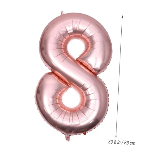 IMIKEYA Folienballon Jumbo Luftballons Für Geburtstag Und Jubiläum Perfekte Foto Requisiten Für Feierlichkeiten IMIKEYA Folienballon Jumbo Luftballons Für Geburtstag Und Jubiläum Perfekte Foto Requisiten Für Feierlichkeiten von IMIKEYA