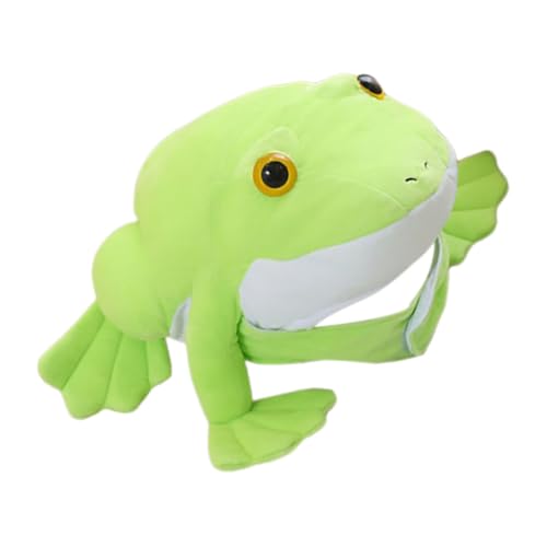 IMIKEYA Frosch Kapuzenhut Humor Kopfbedeckung Frösche Verrückter Lustiger Partyhut Cartoon Kröten Kopfbedeckung Ausgestopfte Show Charaktere Fiesta Goofy Funky Übergroße Tier IMIKEYA Frosch Kapuzenhut Humor Kopfbedeckung Frösche Verrückter Lustiger Partyhut Cartoon Kröten Kopfbedeckung Ausgestopfte Show Charaktere Fiesta Goofy Funky Übergroße Tier von IMIKEYA