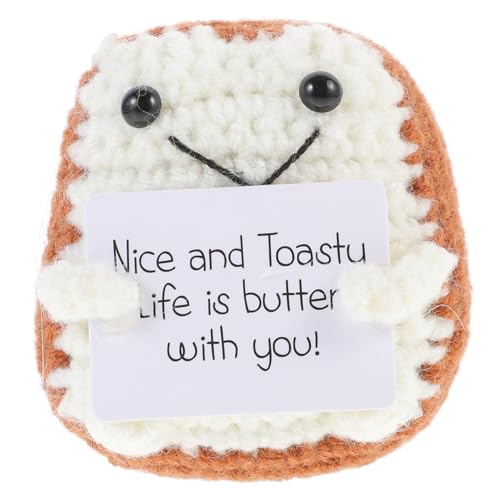 IMIKEYA Garnhängelteile Zubehör Puppe Miniatur Plüsch Strickschmuck Bücherregal - Toast-Ornament Strickspielzeug aus Wolle Toast Bücherregal -Verzierung Garnornament Weiß IMIKEYA Garnhängelteile Zubehör Puppe Miniatur Plüsch Strickschmuck Bücherregal - Toast-Ornament Strickspielzeug aus Wolle Toast Bücherregal -Verzierung Garnornament Weiß von IMIKEYA