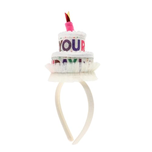 IMIKEYA Geburtstags Haarreif mit Design Leichter Partyhut für Damen Foto Requisite und Dekoration für Geburtstagsfeiern Sorgt für Festliche und Unvergessliche IMIKEYA Geburtstags Haarreif mit Design Leichter Partyhut für Damen Foto Requisite und Dekoration für Geburtstagsfeiern Sorgt für Festliche und Unvergessliche von IMIKEYA