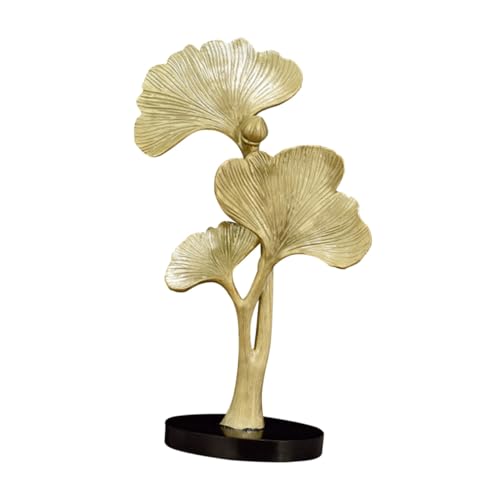 IMIKEYA Ginkgo Dekoration Goldfarbene Desktop Figur aus Hochwertigem Material Kompakt und Platzsparend Stilvolle Wohn Bürodekoration Positive Energie Spendend Geeignet für Wohnzimmer und IMIKEYA Ginkgo Dekoration Goldfarbene Desktop Figur aus Hochwertigem Material Kompakt und Platzsparend Stilvolle Wohn Bürodekoration Positive Energie Spendend Geeignet für Wohnzimmer und von IMIKEYA