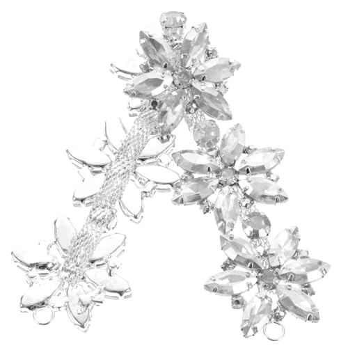 IMIKEYA Glitzernde Strass applikation mit Glas rhinestones Blumendesign Handgefertigte Dekorative Kleidungspatches für Brautmode Hochzeiten und DIY verzierungen IMIKEYA Glitzernde Strass applikation mit Glas rhinestones Blumendesign Handgefertigte Dekorative Kleidungspatches für Brautmode Hochzeiten und DIY verzierungen von IMIKEYA