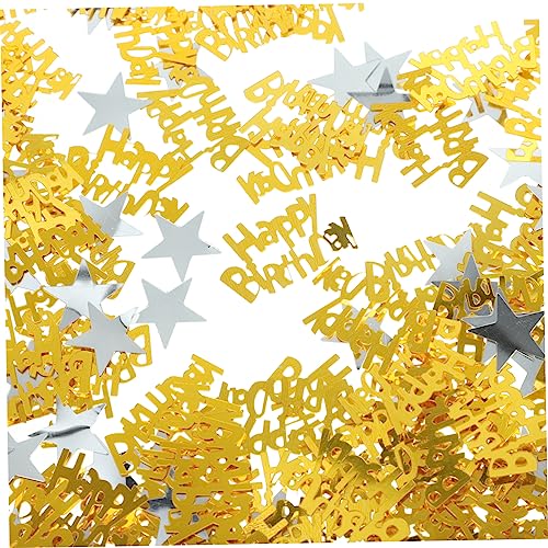 IMIKEYA Goldene Konfetti Geburtstagsdekorationen Party Geburtstag Konfetti Alles Zum Geburtstag Dekorationen Taschen Glücklich Streuen Geburtstags-tischstreuung Das Haustier IMIKEYA Goldene Konfetti Geburtstagsdekorationen Party Geburtstag Konfetti Alles Zum Geburtstag Dekorationen Taschen Glücklich Streuen Geburtstags-tischstreuung Das Haustier von IMIKEYA