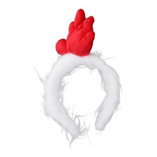 IMIKEYA Hahn Stirnband Kopfbedeckungen für Tiere Hühnerhaarband Hahn-Huhn-Kostümzubehör Haarband anziehen Henne-Haarband Hühnerstirnband Huhn-Stirnband-Kostüm Stoff Weiß IMIKEYA Hahn Stirnband Kopfbedeckungen für Tiere Hühnerhaarband Hahn-Huhn-Kostümzubehör Haarband anziehen Henne-Haarband Hühnerstirnband Huhn-Stirnband-Kostüm Stoff Weiß von IMIKEYA