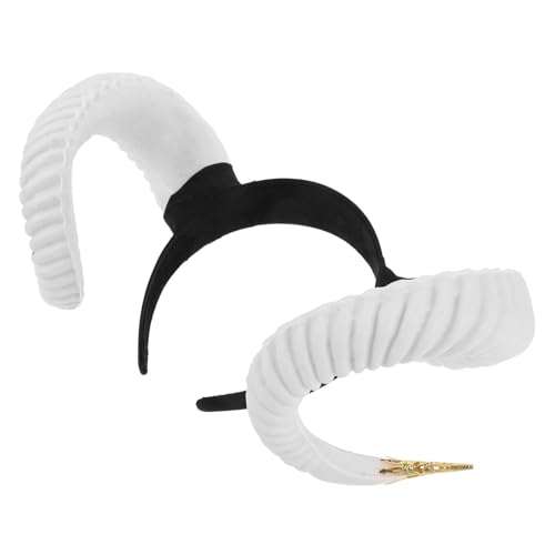 IMIKEYA Halloween Horn Headband mit Goldener Dekoration Cosplay Haarband für Partys Maskeraden und Kostüme Bequeme und Atmungsaktive Kopfbedeckung für Festliche Anlässe von IMIKEYA