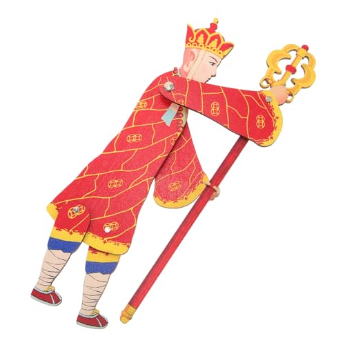 IMIKEYA Handgefertigtes Chinesisches Schattenpuppen Traditionellem Design Kreatives DIY Bastelspielzeug für Familienspaß und Frühe Kulturförderung Leicht und Tragbar von IMIKEYA