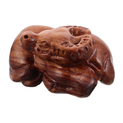 IMIKEYA Handgeschnitzte Holzfigur Chinesisches Tierkreiszeichen Ochse für Feng Shui Rustikale Wohnkultur Sammlerstück für Zuhause und Büro Dekoratives Holzornament IMIKEYA Handgeschnitzte Holzfigur Chinesisches Tierkreiszeichen Ochse für Feng Shui Rustikale Wohnkultur Sammlerstück für Zuhause und Büro Dekoratives Holzornament von IMIKEYA