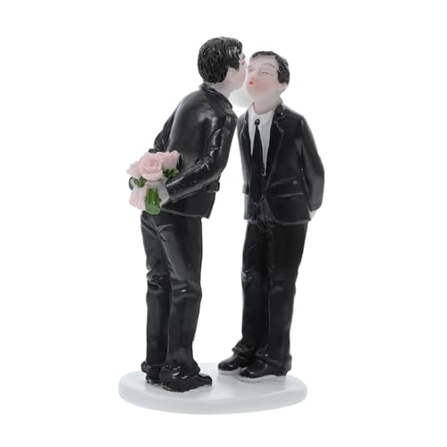 IMIKEYA Hochzeitstortenpuppen Dekorationen Kuchentopper Kuchen -Topper Kuchendekoration Hochzeitstorte Topper Hochzeitstortedekoration Cake Wedding Toper Homosexuell Harz IMIKEYA Hochzeitstortenpuppen Dekorationen Kuchentopper Kuchen -Topper Kuchendekoration Hochzeitstorte Topper Hochzeitstortedekoration Cake Wedding Toper Homosexuell Harz von IMIKEYA