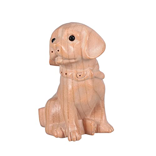 IMIKEYA Holzgeschnitzte Chinesische Hund Skulptur Holzornament für Wohnkultur Tischdekoration Geschenkidee für Zuhause Büro IMIKEYA Holzgeschnitzte Chinesische Hund Skulptur Holzornament für Wohnkultur Tischdekoration Geschenkidee für Zuhause Büro von IMIKEYA