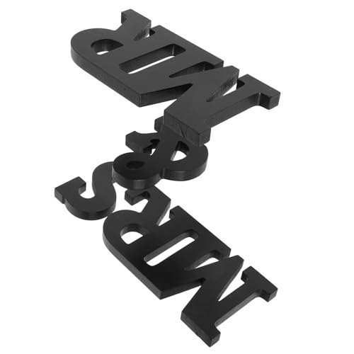 IMIKEYA Holzschild „mr Und Mrs“ – „just Married“-schild, Braut- Und Bräutigam-empfangsleiter, Tischschild Für Hochzeit, Tischdekoration, Jubiläumsfeier, Partygeschenke IMIKEYA Holzschild „mr Und Mrs“ – „just Married“-schild, Braut- Und Bräutigam-empfangsleiter, Tischschild Für Hochzeit, Tischdekoration, Jubiläumsfeier, Partygeschenke von IMIKEYA