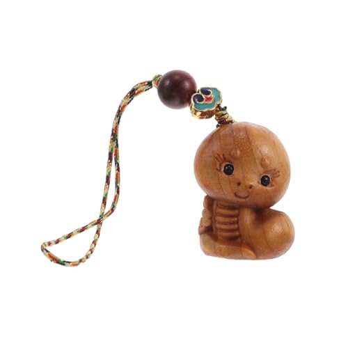 IMIKEYA Holzschlangen Anhänger Handgeschnitzte Skulptur Chinesisches Tierornament Dekorative Holzfigur für Zuhause und Büro Einzigartiges Design Feng Shui Dekoartikel IMIKEYA Holzschlangen Anhänger Handgeschnitzte Skulptur Chinesisches Tierornament Dekorative Holzfigur für Zuhause und Büro Einzigartiges Design Feng Shui Dekoartikel von IMIKEYA