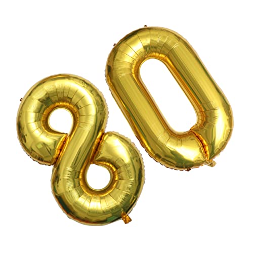 IMIKEYA Jumbo Gold Aluminiumfolie Ballon Nummer Party Dekoration Für Geburtstag Jubiläum Und Festivals Hochwertige Folienballons Als Foto Requisiten Und Party Supplies IMIKEYA Jumbo Gold Aluminiumfolie Ballon Nummer Party Dekoration Für Geburtstag Jubiläum Und Festivals Hochwertige Folienballons Als Foto Requisiten Und Party Supplies von IMIKEYA