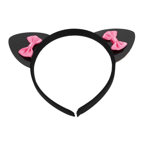 IMIKEYA Katzenohren Haarreif mit Schleife Weiches Plüschstoff Stirnband Flexibles Damen Accessoire für Karneval Cosplay Party Mottoparty Kostüm Zubehör IMIKEYA Katzenohren Haarreif mit Schleife Weiches Plüschstoff Stirnband Flexibles Damen Accessoire für Karneval Cosplay Party Mottoparty Kostüm Zubehör von IMIKEYA